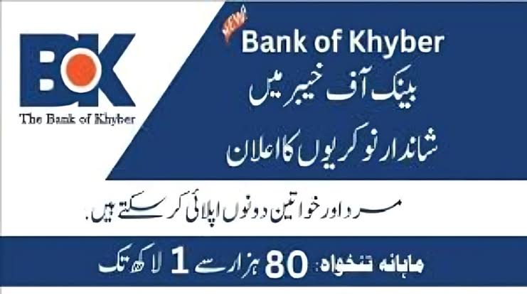 Bank of Khyber Jobs 2025 Online Apply
